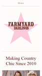 Mobile Screenshot of farmyarddarlings.com